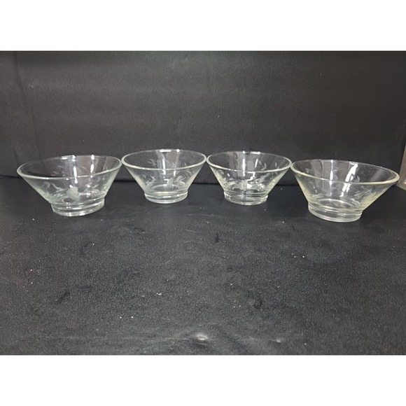Princess House Heritage Sauce Bowls, Dip Bowls, Set of 4, 5.25" Serving Bowls - Picture 1 of 9